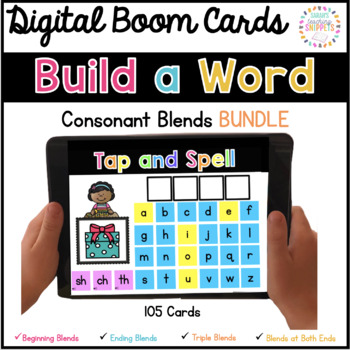 Preview of Word Building Digital Boom Cards: Consonant Blends