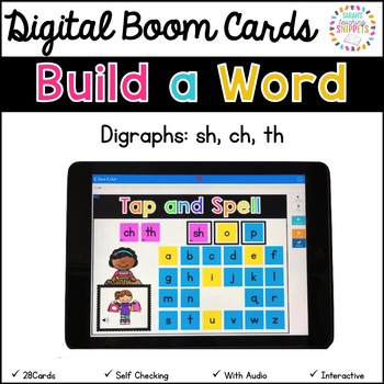 Preview of Word Building Digital Boom Cards: Digraphs
