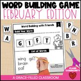 Word Building Game with Friends February