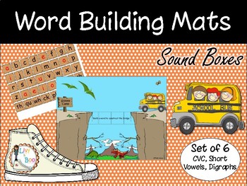 Preview of Word Building Mats / Sound Boxes (Set of 6 - CVC, digraphs)