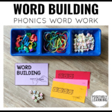 Word Building Centers with Fine Motor Friendship Bracelets