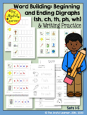 Word Building & Writing Practice: Beginning & Ending Digraphs