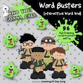 Ghostbusters Inspired "Word Busters" Word Wall + Pack