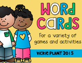 Word Cards {For a Variety of Games and Activities}