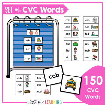 Word Cards And Picture Cards Bundle - Level 1 By Little Bird Learning
