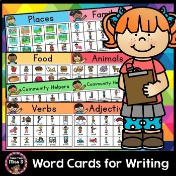 Preview of Word Cards for Writing
