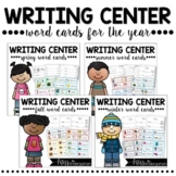 Kindergarten Writing Center for the Year