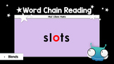 Word Chain Reading VC, CVC, CCVC - Science of Reading Aligned