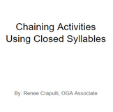 Word Chaining with Closed Syllables 