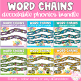 Word Chains Decodable Phonics BUNDLE