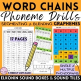 Word Chains: Segmenting & Blending Games | Sound Mapping |