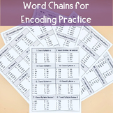 Word Chains for Encoding Practice