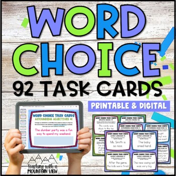 Preview of Word Choice Task Cards