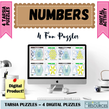 Preview of Numbers Digital Math Tarsia Puzzles