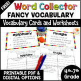 Word Collector Vocabulary: Digital Distance Learning Fancy