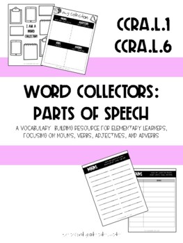 Preview of Word Collectors: Parts of Speech