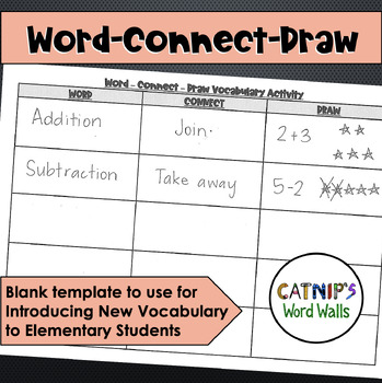 Preview of Word-Connect-Draw Activity