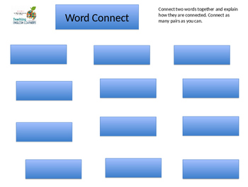 Preview of Word Connect Vocabulary Activity for DNA Profiling reading