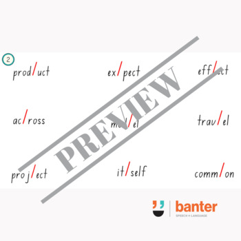 Word Decoding Exercises: High-Frequency 2-Syllable Polysyllabic Words