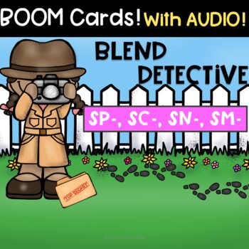 Preview of Phonics Games for First Grade | Beginning Blends | BOOM Cards™