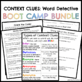 Word Detective Boot Camp (context clues)