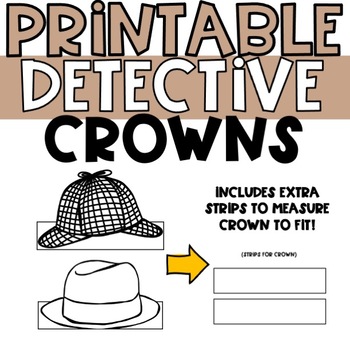 detective hat template