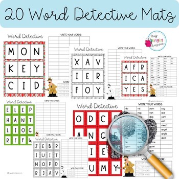 Preview of Word Detective Mats