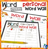 Word Detective Personal Word Wall Folder