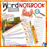 Word Detective Phonics Notebook and Bookmarks for your Dec