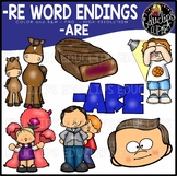 Word Endings –ARE Clip Art Bundle {Educlips Clipart}