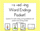 Word Endings Activity Pack {-s -ed -ing}