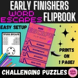 Word Escapes Puzzle Flip Book | After Testing Game |  Fun 