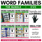 Word Families Activities CVC Short Vowels BUNDLE