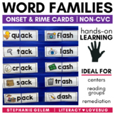 Word Families Activities Non - CVC Short Vowels Onset and 