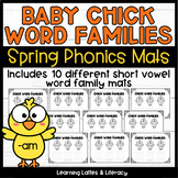 Short Vowel Word Family Activity CVC Literacy Centers Phon