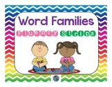 Word Families Fluency Strips