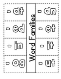 Word Families Interactive Notebook