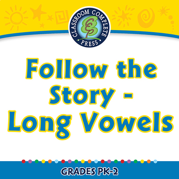 Preview of Word Families Long Vowels: Follow the Story - Long Vowels - NOTEBOOK Gr. PK-2