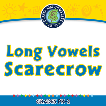 Preview of Word Families Long Vowels: Long Vowels Scarecrow - NOTEBOOK Gr. PK-2