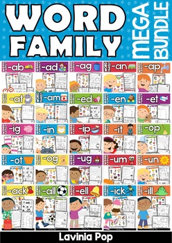 Preview of Word Families MEGA BUNDLE