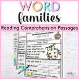 Word Families Reading Comprehension Passages
