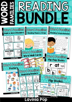 Preview of Word Families Reading BUNDLE