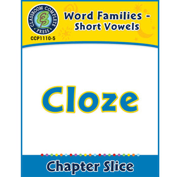 Preview of Word Families - Short Vowels: Cloze Gr. K-1