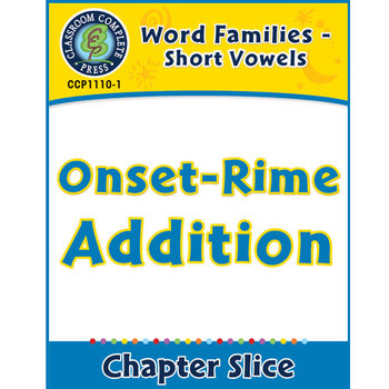 Preview of Word Families - Short Vowels: Onset-Rime Addition Gr. K-1
