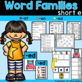 Short E Word Families: -et, -en, -ed