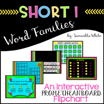 Preview of Word Families - Short i (An Interactive Promethean Board Flipchart)