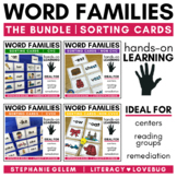 Word Families Sort Activities BUNDLE