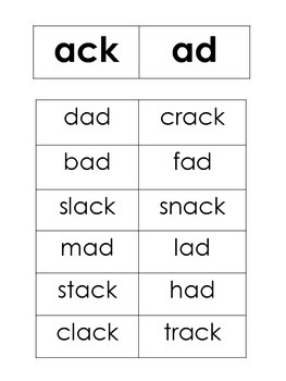 word families sorting activities short and long vowel sounds 53 word sorts