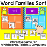 CVC Word Families Game - Sorting Activity for In-Class and