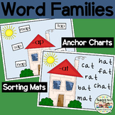 Word Families Sorting Mats and Anchor Charts for Grades 1-